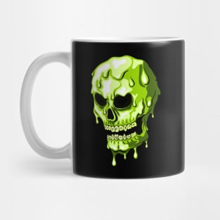 Radioactive Melting Skull Mug